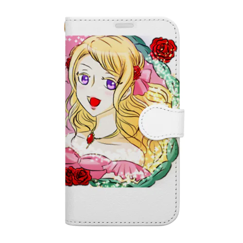 薔薇とお姫様 Book-Style Smartphone Case