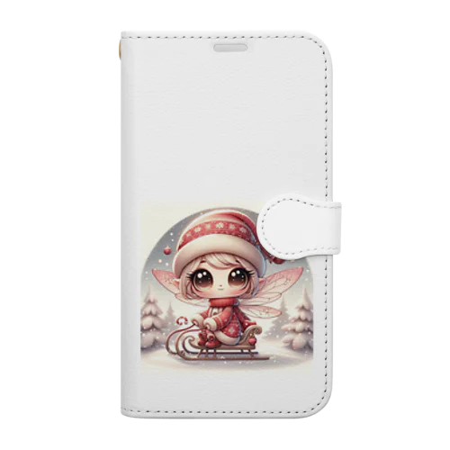 妖精のクリスマス Book-Style Smartphone Case