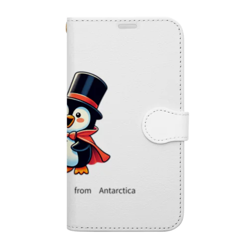 ペンギンのマジカル・パフォーマンス Book-Style Smartphone Case