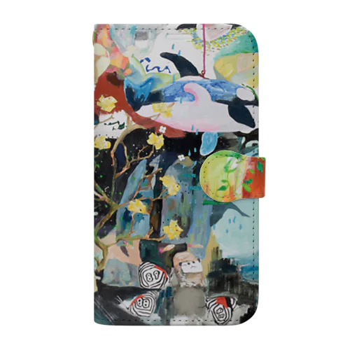 はくぶつかん Book-Style Smartphone Case