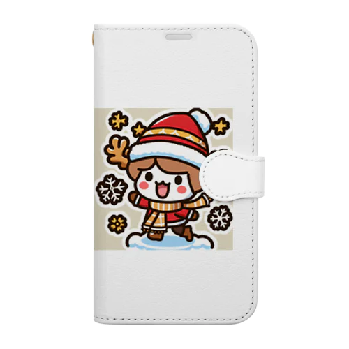 冬の魔法使い Book-Style Smartphone Case