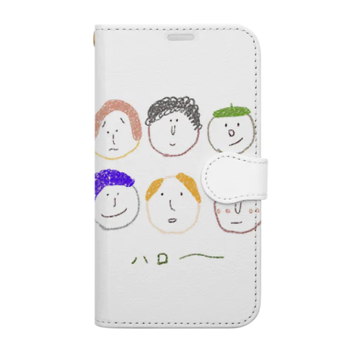 ハロー多国籍〜みんな違ってみんないい〜 Book-Style Smartphone Case