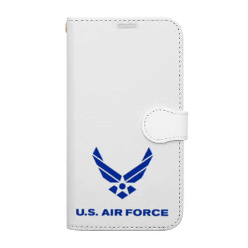 U.S.A.F ロゴ　アイテム Book-Style Smartphone Case