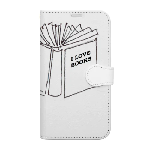 no book, no life 淡色 Book-Style Smartphone Case