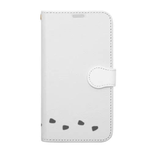 足跡ダックの手帳型ケース Book-Style Smartphone Case