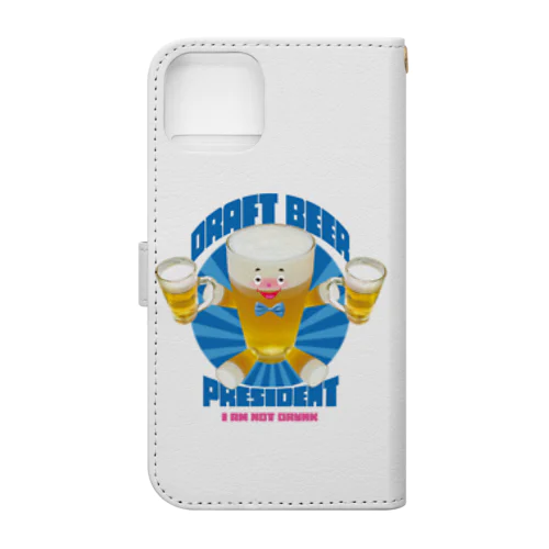 🍺生ビール大統領🍺 手帳型スマホケース