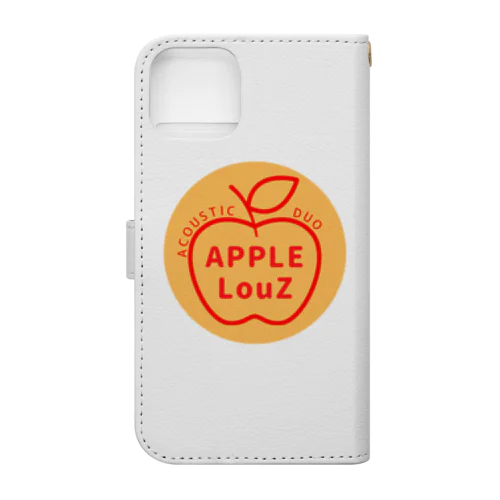 APPLE LouZトートバッグOrange 手帳型スマホケース