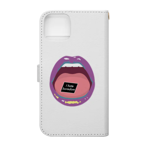 mouth & paper 退屈が大嫌いver. Book-Style Smartphone Case