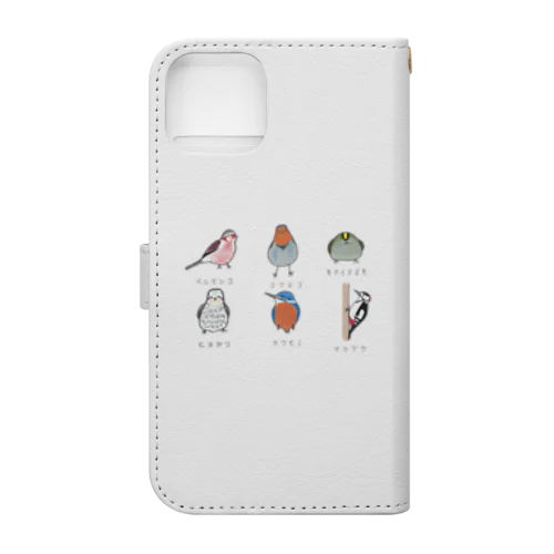 [森図鑑] 日本の野鳥づくし6羽B-2 Book-Style Smartphone Case