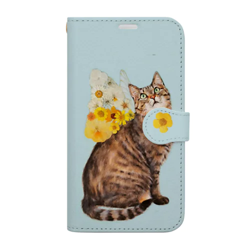 Flower Cat fairies K Book-Style Smartphone Case