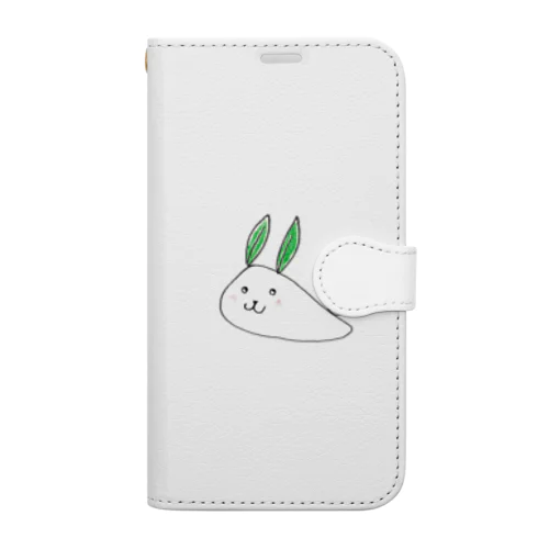 [森図鑑] 笹うさぎ Book-Style Smartphone Case