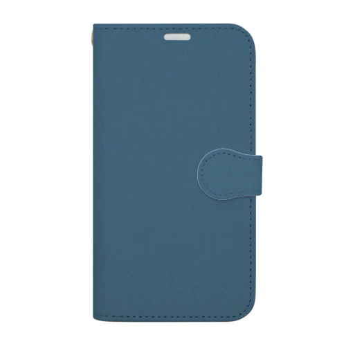 ゆううつ猫さん（ブルー） Book-Style Smartphone Case