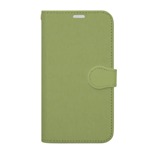 ゆううつ猫さん（緑） Book-Style Smartphone Case