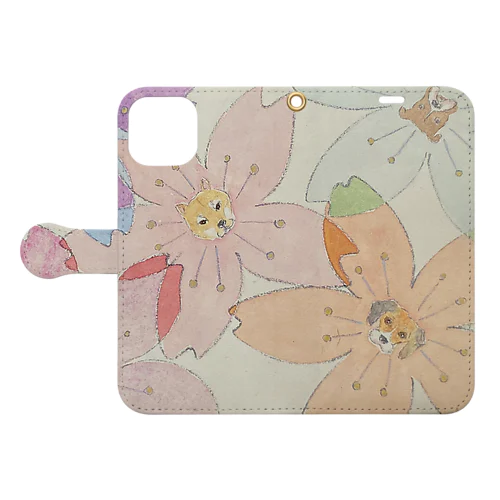 桜犬（さくらいぬ） Book-Style Smartphone Case