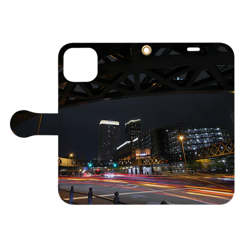 光跡 - Junction Light trail - Book-Style Smartphone Case