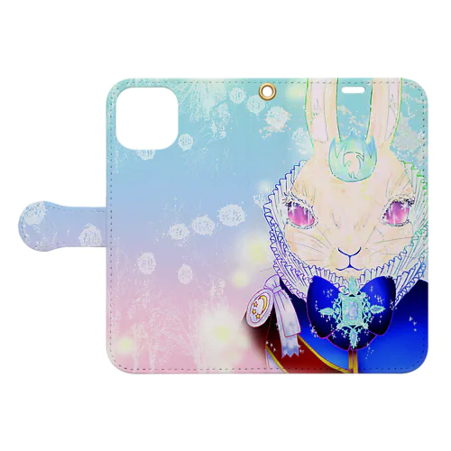 ○Noble rabbit○ Book-Style Smartphone Case