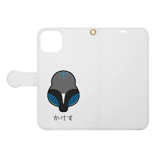 背中で語る鳥　カケス Book-Style Smartphone Case