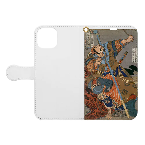 歌川国芳_水滸伝豪傑 神行太保戴宗 Book-Style Smartphone Case