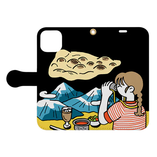 エベレストと比べてもかなりデカいナン Book-Style Smartphone Case