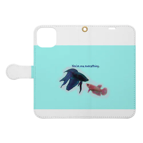 恋する魚たち Book-Style Smartphone Case