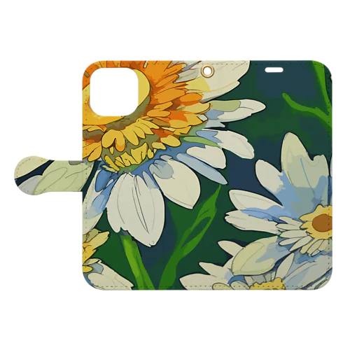 夏の花 Book-Style Smartphone Case