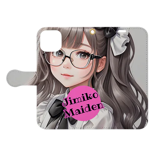 【Jimiko Maiden】メイドビューティー Book-Style Smartphone Case