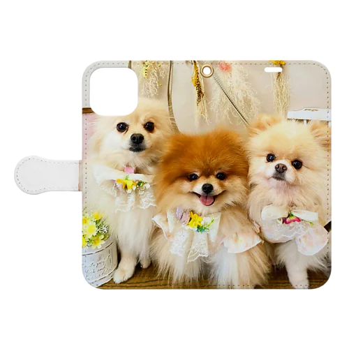Pomeranianlovers　ポメラニアン Book-Style Smartphone Case