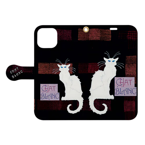 CHAT BLANCー０Q２ Book-Style Smartphone Case