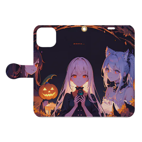 Halloween Journey　-Ghost side-　〜カボチャが照らす一年で最も不気味で騒がしい夜の旅〜　No.5「誘い」 Book-Style Smartphone Case