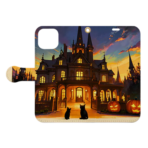 Halloween Journey　-Human side-　〜カボチャが照らす一年で最も不気味で騒がしい夜の旅〜　No.1「Night Parade is soon...」 Book-Style Smartphone Case