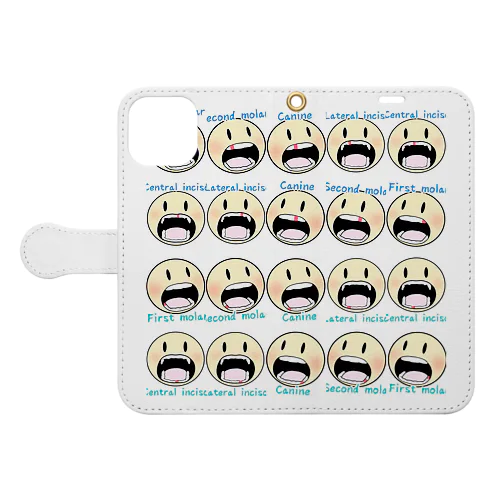 Cherish family memories（Baby teeth） Book-Style Smartphone Case