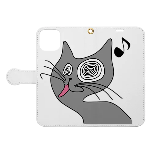 山猫ちゃん Book-Style Smartphone Case