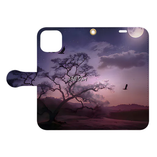 美しい夕暮れ時 Book-Style Smartphone Case