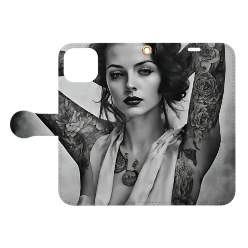 TattooGirl by KotoSasa Book-Style Smartphone Case