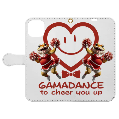 GAMADANCE to cheer you up⑯ 手帳型スマホケース