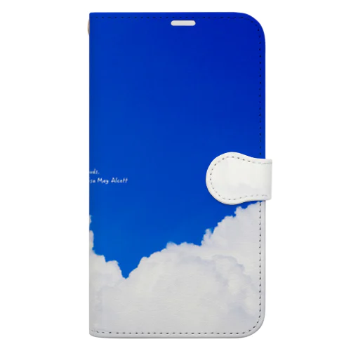 ” There is always light behind the clouds ” Book-Style Smartphone Case