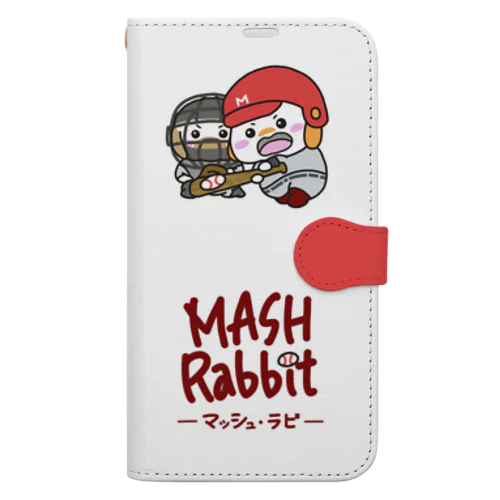 MASH・Rabbit Book-Style Smartphone Case