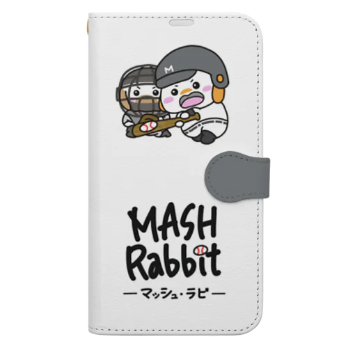 MASH・Rabbit Book-Style Smartphone Case