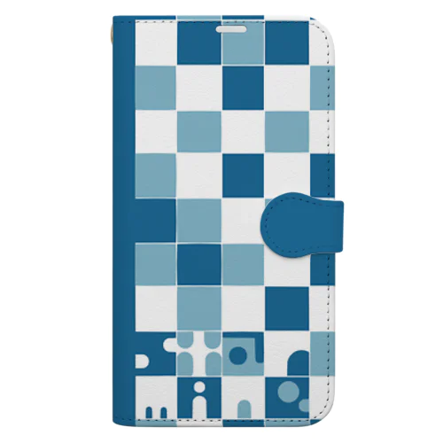 【Starmine】 KIKORI POP mobile case 青 Book-Style Smartphone Case