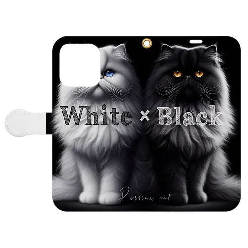 Persian cat Book-Style Smartphone Case