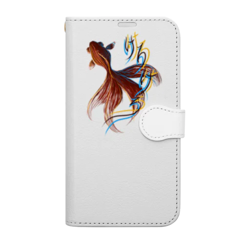 けろけろ金魚 Book-Style Smartphone Case