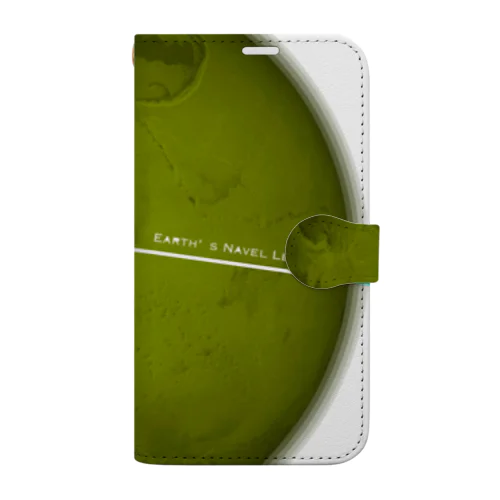 Earth's Navel Ley Line (Black) Book-Style Smartphone Case