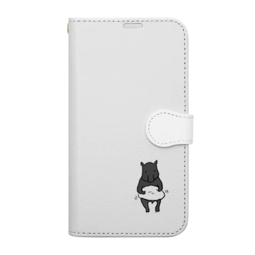 マレーバク　ボヨンボヨン Book-Style Smartphone Case