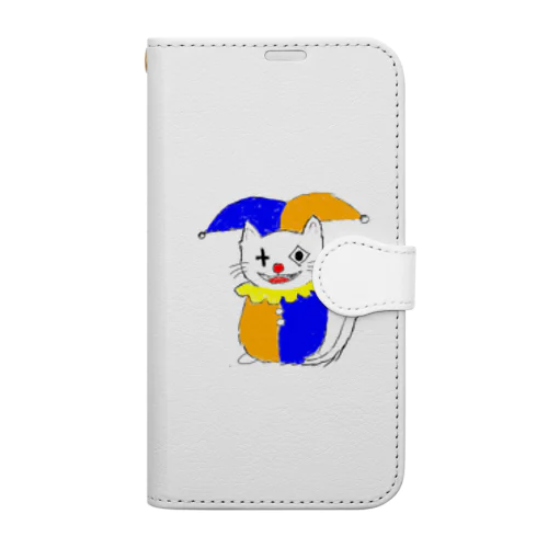 猫ピエロのヴァニッシュ Book-Style Smartphone Case