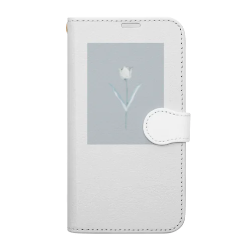 💐 Snow Tulip . Book-Style Smartphone Case