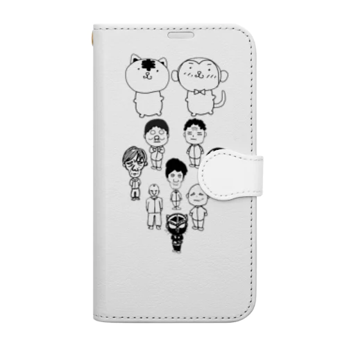 紙人間オンドレ＆でかかわ Book-Style Smartphone Case