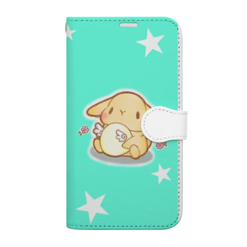 うさたま＆うさぶーぶ 手帳型スマホケース