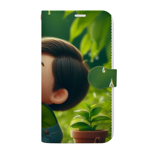 可愛い男の子😍 Book-Style Smartphone Case