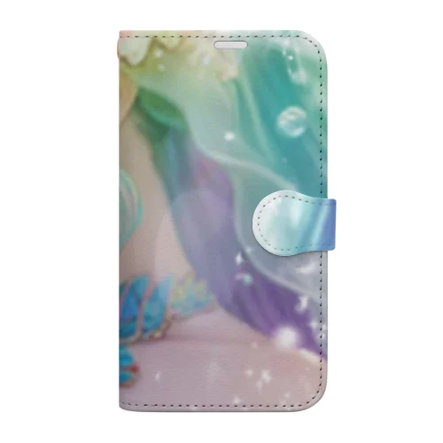 When you connect with the universe, love overflows Book-Style Smartphone Case