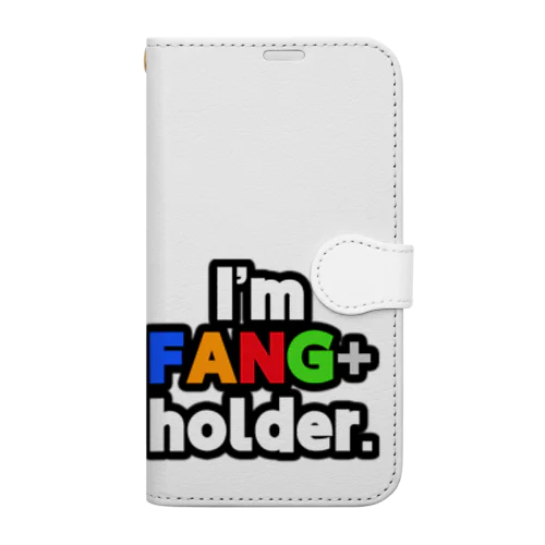 I'm FANG+ holder. 手帳型スマホケース